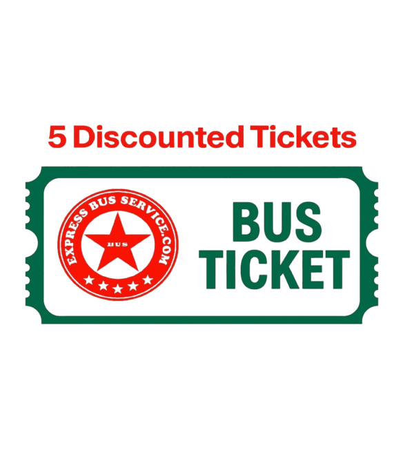 5 Discounted Tickets – Paterson/Clifton/Passaic ⇄ New York